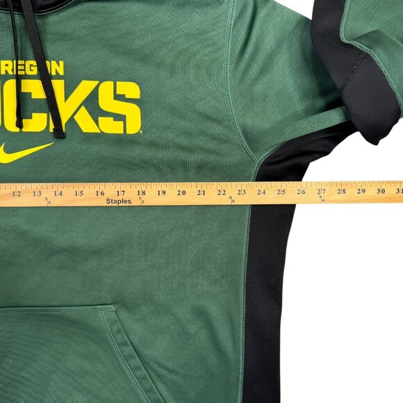 Oregon Ducks Hoodie Mens XL Green Nike Therma Fit Pullover Sweatshirt 27630X - Picture 5 of 13